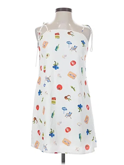 Pre-owned Illa Illa Casual Dress In White