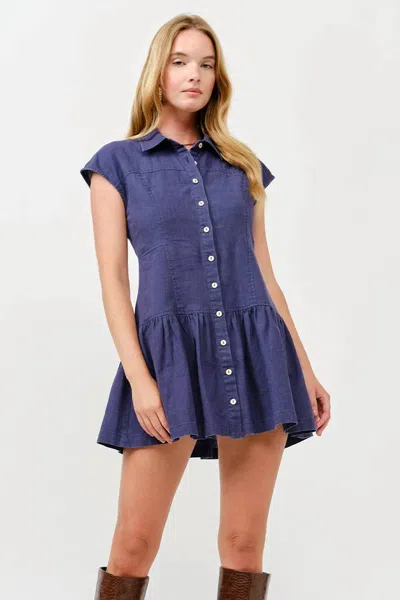 Illa Illa Charlee Dress In Blue In Purple