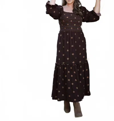 Illa Illa Charlie Dress In Brown