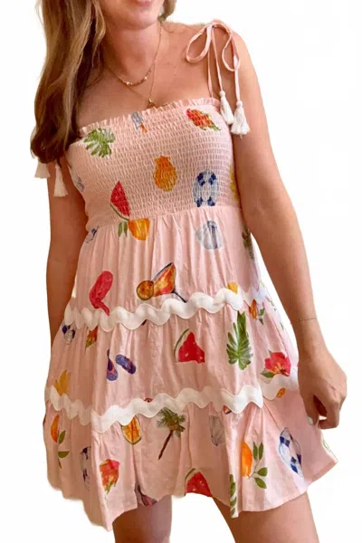 Illa Illa Chloe Summer Print Sun Dress In Multi