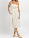 Illa Illa Geo Midi Dress In Neutral