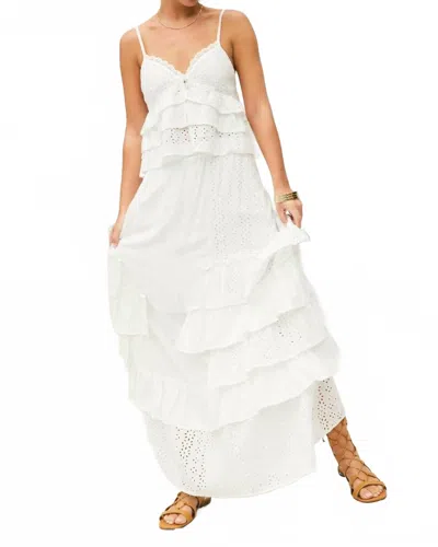 Illa Illa Crop Top And Skirt Set In Off White
