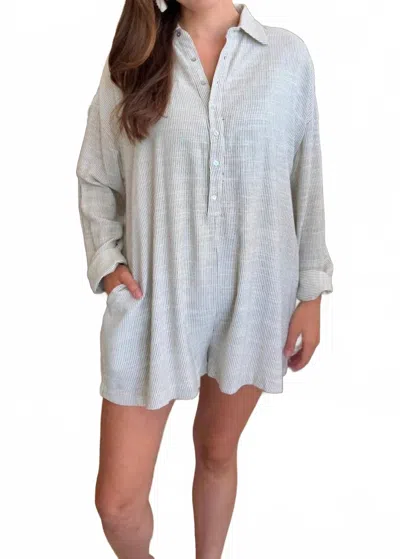 Illa Illa Easy Does It Romper In Neutral