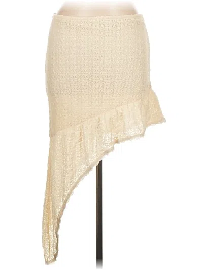 Pre-owned Illa Illa Formal Skirt In White