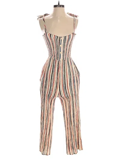 Pre-owned Illa Illa Jumpsuit In Tan
