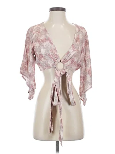 Pre-owned Illa Illa Kimono In Pink
