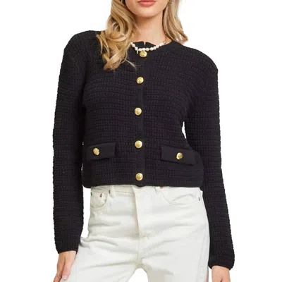 Illa Illa Lisa Cardigan In Black