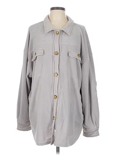 Pre-owned Illa Illa Long Sleeve Blouse In Gray