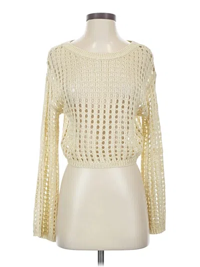 Pre-owned Illa Illa Long Sleeve Blouse In White