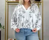 Illa Illa Love Me Long Time Cropped Long-sleeve Shirt In White In White