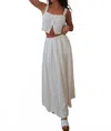 Illa Illa Loverly Linen Set In Natural Linen In White