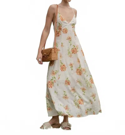 Illa Illa Marigold Meadow Dress In Whitr In Transparent