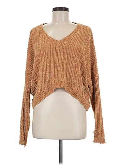 Pre-owned Illa Illa Pullover Sweater In Tan