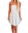 Illa Illa Resort Ready Pin Stripe Dress In Tan In Multi