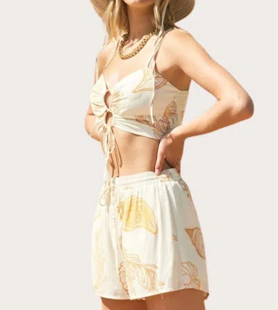 Illa Illa Seaside Tank Top In Beige