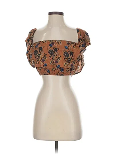 Pre-owned Illa Illa Sleeveless Blouse In Brown
