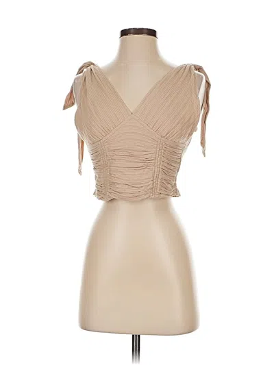 Pre-owned Illa Illa Sleeveless Blouse In Brown