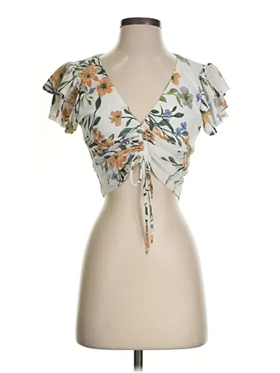 Pre-owned Illa Illa Sleeveless Blouse In Ivory