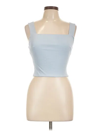 Pre-owned Illa Illa Sleeveless Top Blue Sweetheart Neckline Tops