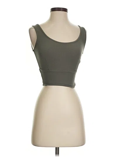 Pre-owned Illa Illa Sleeveless Top Gray Scoop Neck Tops