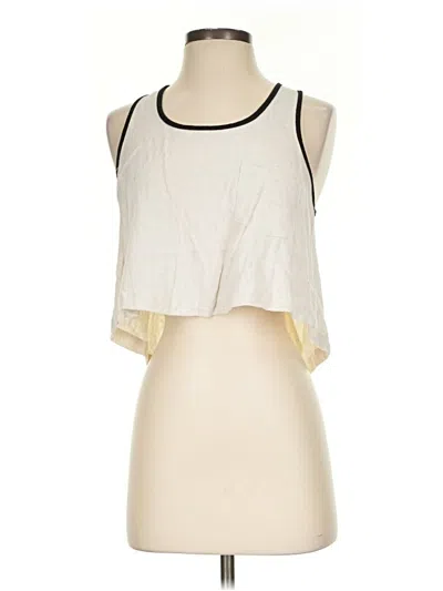 Pre-owned Illa Illa Sleeveless Top Ivory Halter Neckline Tops