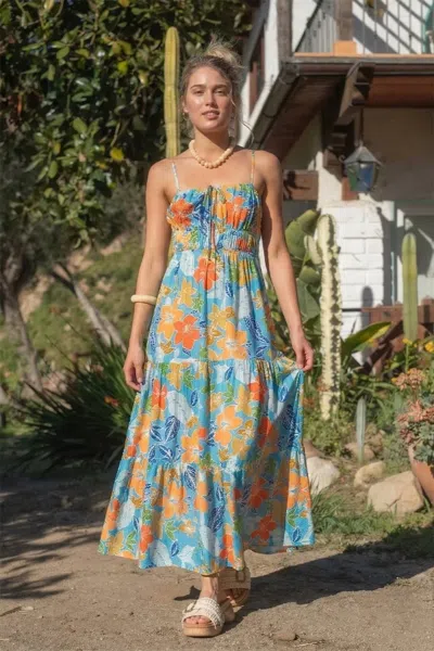 Illa Illa Taylor Tropics Dress In Blue