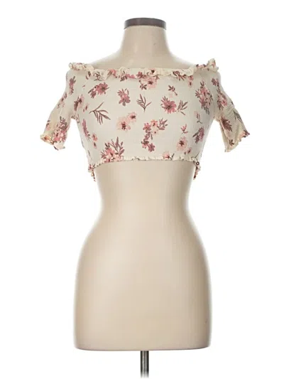 Pre-owned Illa Illa Tube Top Ivory Strapless Neckline Tops In White