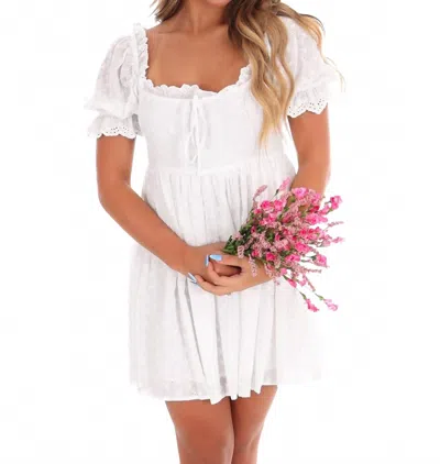 Illa Illa Women's New Adventure Mini Dress In Off White