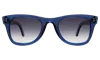 Illesteva Austin Sunglasses In Cobalt / Grey Flat Gradient