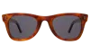 Illesteva Austin Sunglasses In Red Havana / Grey Flat