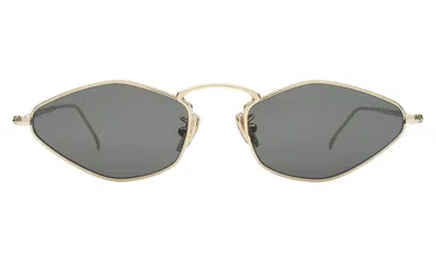 Illesteva Austria Sunglasses In Silver / Midnight Blue Flat Gradient