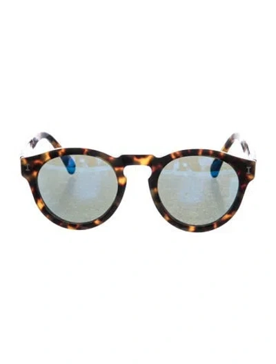 Pre-owned Illesteva Aviator Mirrored Sunglasses In Multi