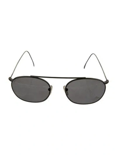 Pre-owned Illesteva Aviator Tinted Sunglasses In Silver