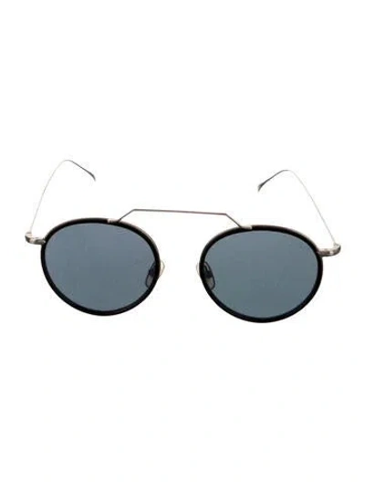 Pre-owned Illesteva Aviator Tinted Sunglasses In Silver