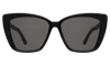 Illesteva Barcelona Sunglasses In Black / Grey Flat