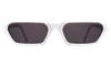Illesteva Baxter Sunglasses In White / Grey