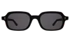 Illesteva Berlin Sunglasses In Black / Brown Gradient