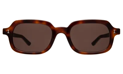 Illesteva Berlin Sunglasses In Havana / Brown