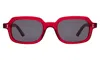 Illesteva Berlin Sunglasses In Mulberry / Grey