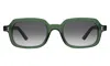 Illesteva Berlin Sunglasses In Pine / Grey Gradient