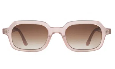 Illesteva Berlin Sunglasses In Thistle / Brown Gradient
