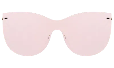Illesteva Boca Mask Sunglasses In Bright Rose / Bright Rose