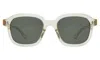 Illesteva Bogota E Sunglasses In Champagne / Olive Flat