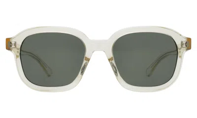 Illesteva Bogota E Sunglasses In Champagne / Olive Flat