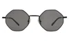 Illesteva Broome Sunglasses In Matte Black / Grey Flat