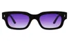 Illesteva Cali E Sunglasses In Black / Purple Gradient
