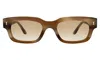 Illesteva Cali E Sunglasses In Java / Taupe Gradient