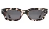 Illesteva Cali Sunglasses In White Tortoise / Grey