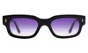Illesteva Cali E Sunglasses In White Tortoise / Honey See Through