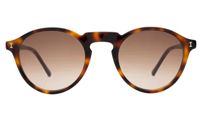 Illesteva Capri Sunglasses In Havana / Brown Gradient